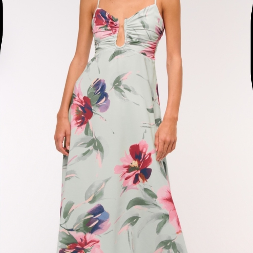 Abercrombie & Fitch Bra Free Hardware Maxi Dress